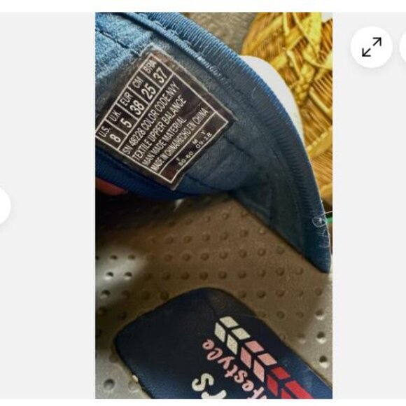 Skechers Outdoor Lifestyle Reggae BlueStrappy Toe Loop Sandals Women's Size 8 - Picture 3 of 5